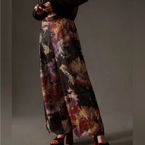 Floral Wide-Leg Pants - RANNAGIL